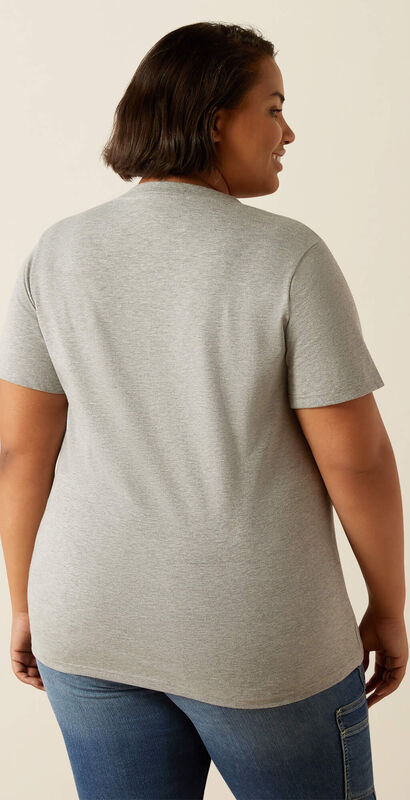 Rebar Cotton Strong Standard V-Neck T-Shirt Back Plus